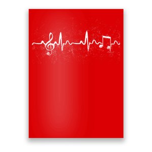 Music Heartbeat Pulse Poster