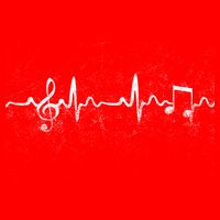 Music Heartbeat Pulse Womens Tank Top