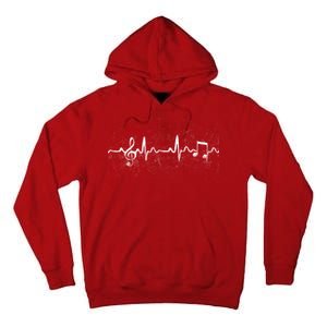 Music Heartbeat Pulse Tall Hoodie