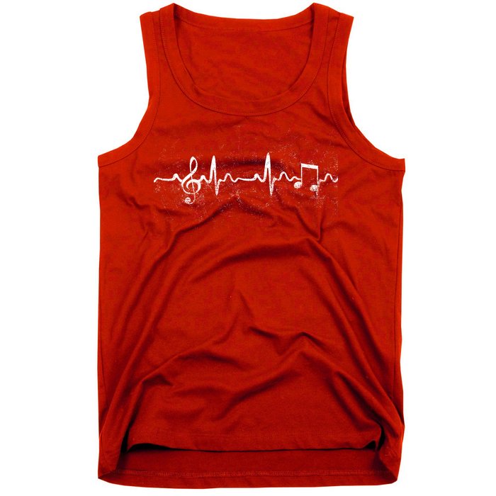 Music Heartbeat Pulse Tank Top