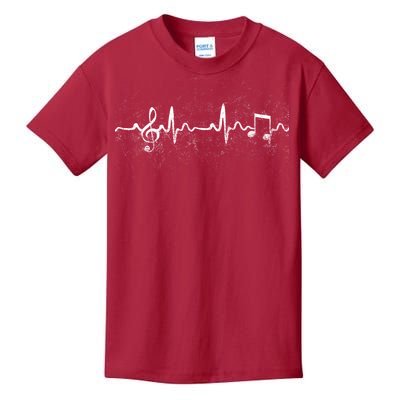 Music Heartbeat Pulse Kids T-Shirt