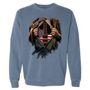 Music In Me American Guitar Garment-Dyed Sweatshirt