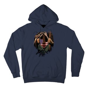 Music In Me American Guitar Hoodie