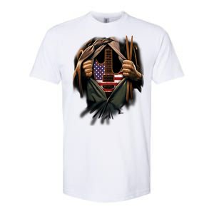 Music In Me American Guitar Softstyle CVC T-Shirt