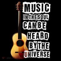 Music In The Soul Can Be Heard By The Universe Guitar Impact Tech Backpack