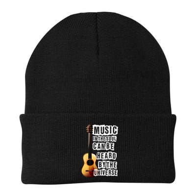 Music In The Soul Can Be Heard By The Universe Guitar Beanie