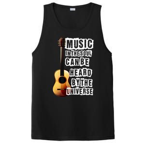 Music In The Soul Can Be Heard By The Universe Guitar PosiCharge Competitor Tank