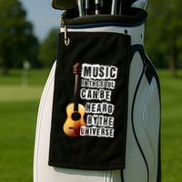 Music In The Soul Can Be Heard By The Universe Guitar Golf Towel