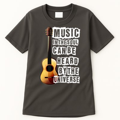 Music In The Soul Can Be Heard By The Universe Guitar Tall T-Shirt