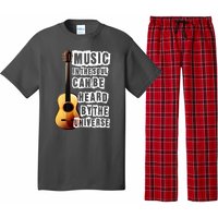 Music In The Soul Can Be Heard By The Universe Guitar Pajama Set