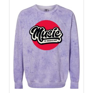 Music is Medicine Colorblast Crewneck Sweatshirt