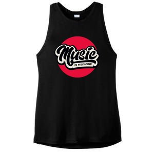 Music is Medicine Ladies PosiCharge Tri-Blend Wicking Tank