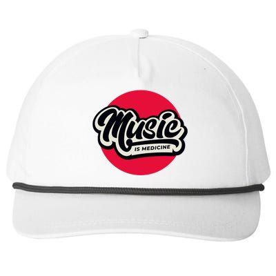 Music is Medicine Snapback Five-Panel Rope Hat