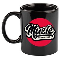 Music is Medicine 11oz C Handle Ceramic Mug