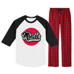 Music is Medicine Raglan Sleeve Pajama Set