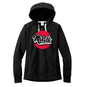 Music is Medicine Women's Fleece Hoodie