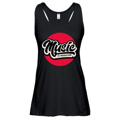 Music is Medicine Ladies Essential Flowy Tank