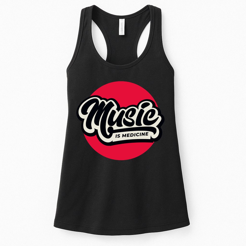 Music is Medicine Womens Tank Top