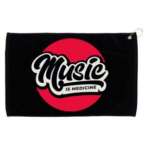 Music is Medicine Grommeted Golf Towel