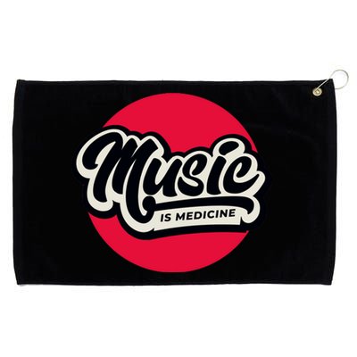 Music is Medicine Grommeted Golf Towel