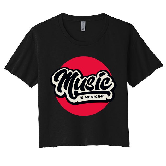 Music is Medicine Crop Top