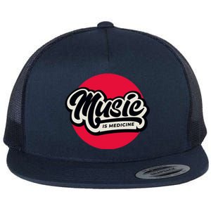 Music is Medicine Flat Bill Trucker Hat