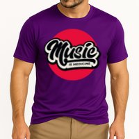Music is Medicine Cooling Performance Crew T-Shirt