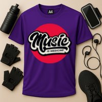 Music is Medicine Cooling Performance Crew T-Shirt