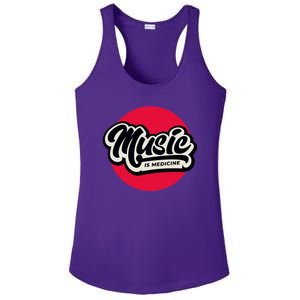 Music is Medicine Ladies PosiCharge Competitor Racerback Tank