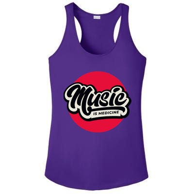 Music is Medicine Ladies PosiCharge Competitor Racerback Tank
