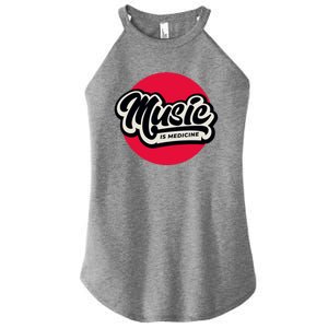 Music is Medicine Women's Perfect Tri Rocker Tank