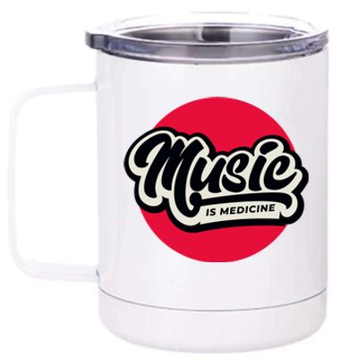 Music is Medicine 12 oz Stainless Steel Tumbler Cup