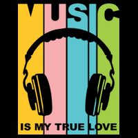 Music Is My True Love Stripe Pom Pom Beanie