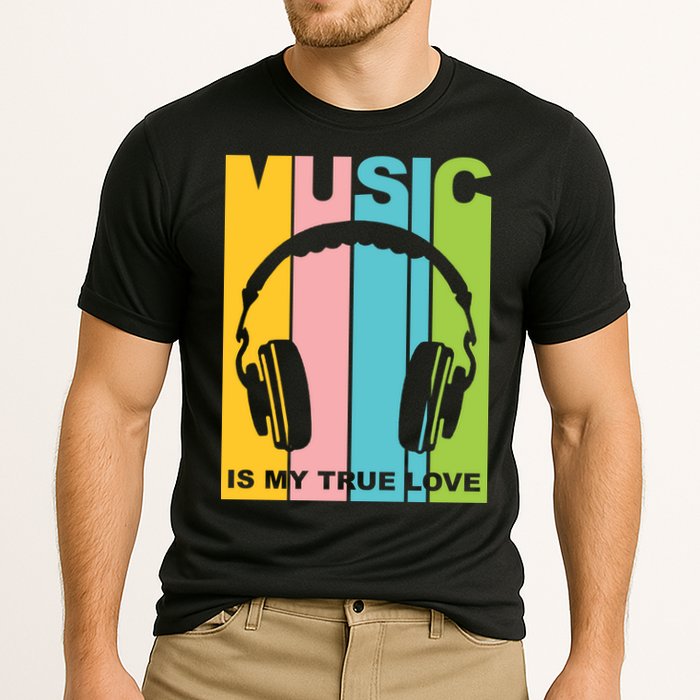 Music Is My True Love Cooling Performance Crew T-Shirt
