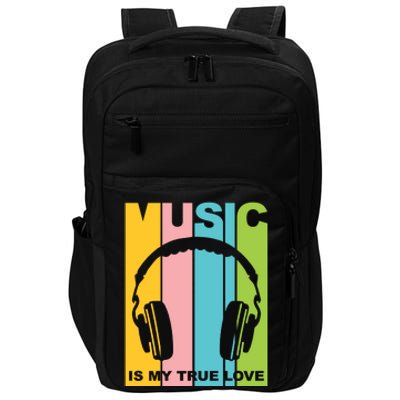 Music Is My True Love Impact Tech Backpack