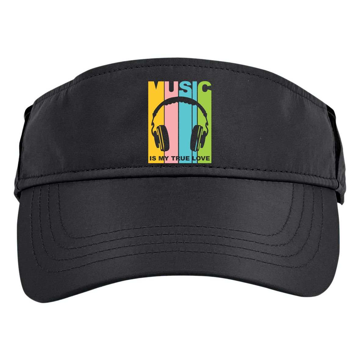 Music Is My True Love Adult Drive Performance Visor
