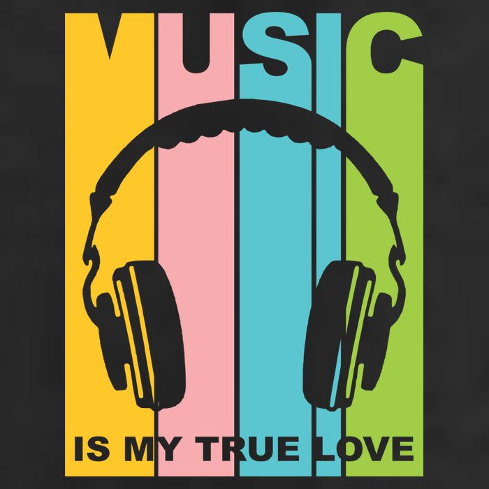 Music Is My True Love Adult Drive Performance Visor
