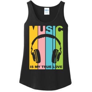 Music Is My True Love Ladies Essential Tank