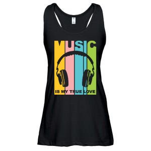 Music Is My True Love Ladies Essential Flowy Tank