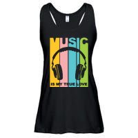 Music Is My True Love Ladies Essential Flowy Tank