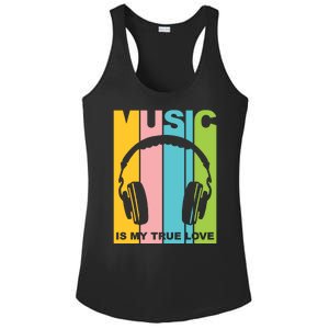 Music Is My True Love Ladies PosiCharge Competitor Racerback Tank