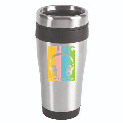 Music Is My True Love 16oz Travel Tumbler