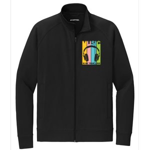 Music Is My True Love Stretch Full-Zip Cadet Jacket