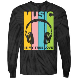 Music Is My True Love Tie-Dye Long Sleeve Shirt