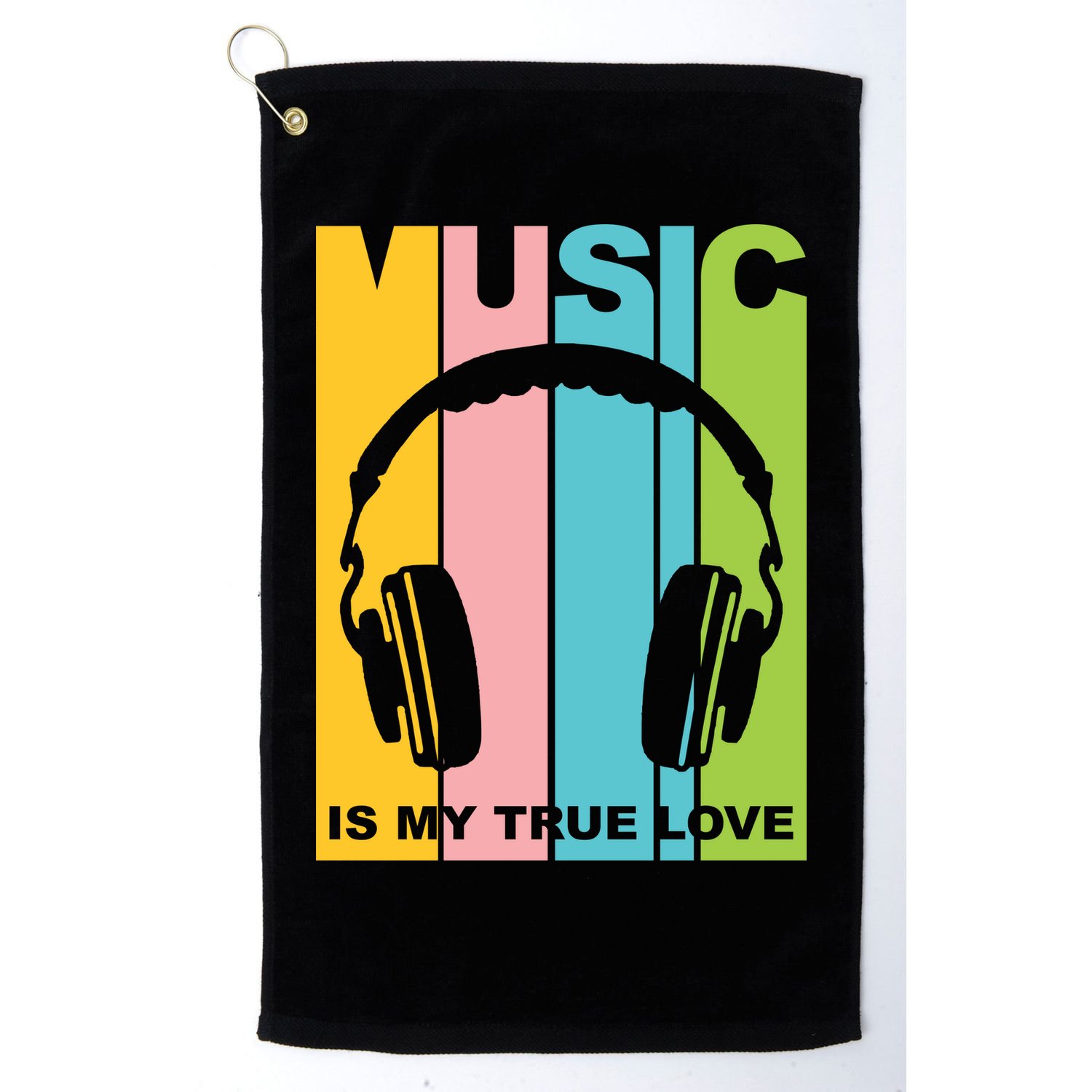 Music Is My True Love Golf Towel