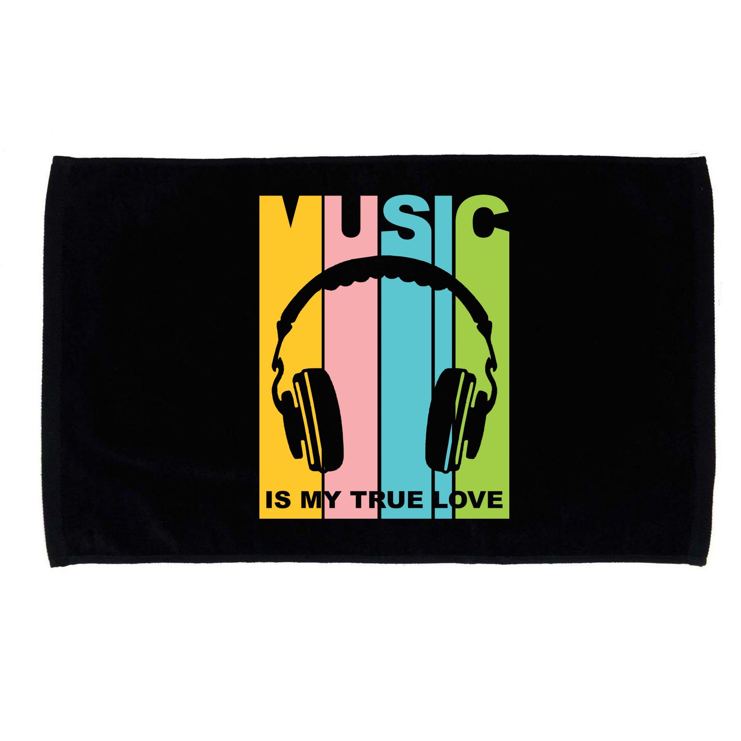 Music Is My True Love Microfiber Hand Towel