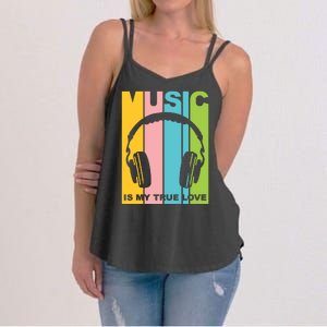 Music Is My True Love Women's Strappy Tank