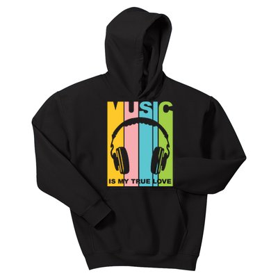 Music Is My True Love Kids Hoodie