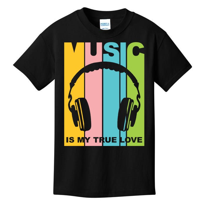 Music Is My True Love Kids T-Shirt