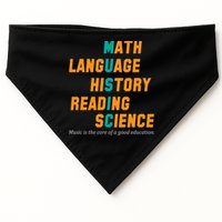 Music Is The Core Of A Good Education  USA-Made Doggie Bandana